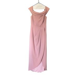 BHLDN Off-the-Shoulder Blush Cocktail/Formal Dress